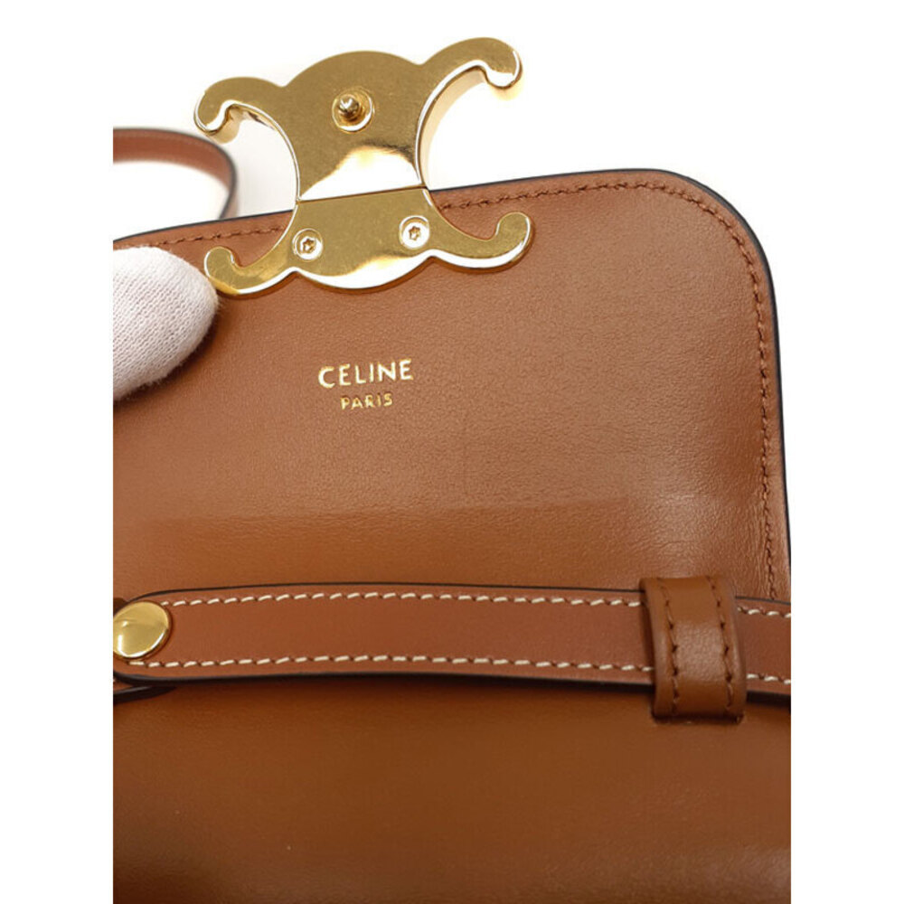 Celine Triomphe Canvas Claude Shoulder Bag - Picture 4 of 9